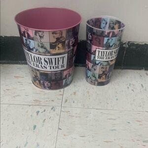 Taylor Swift The Eras Tour Art Print - Pink and Blue